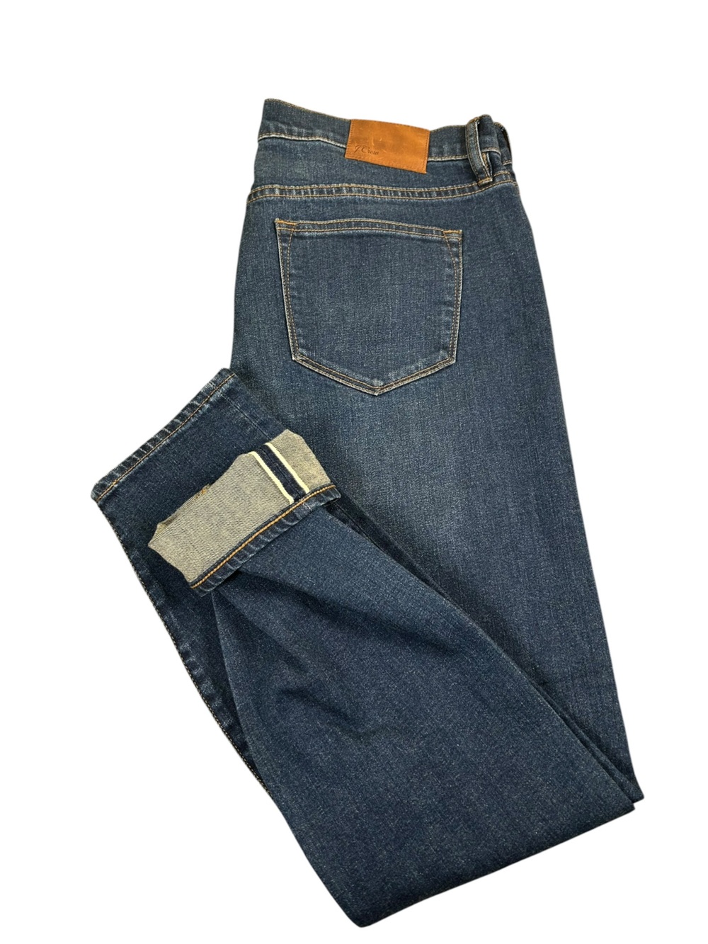 J.CREW NWT Selvedge Toothpick Skinny Jeans Dark Wash Denim Sz 31 NEW